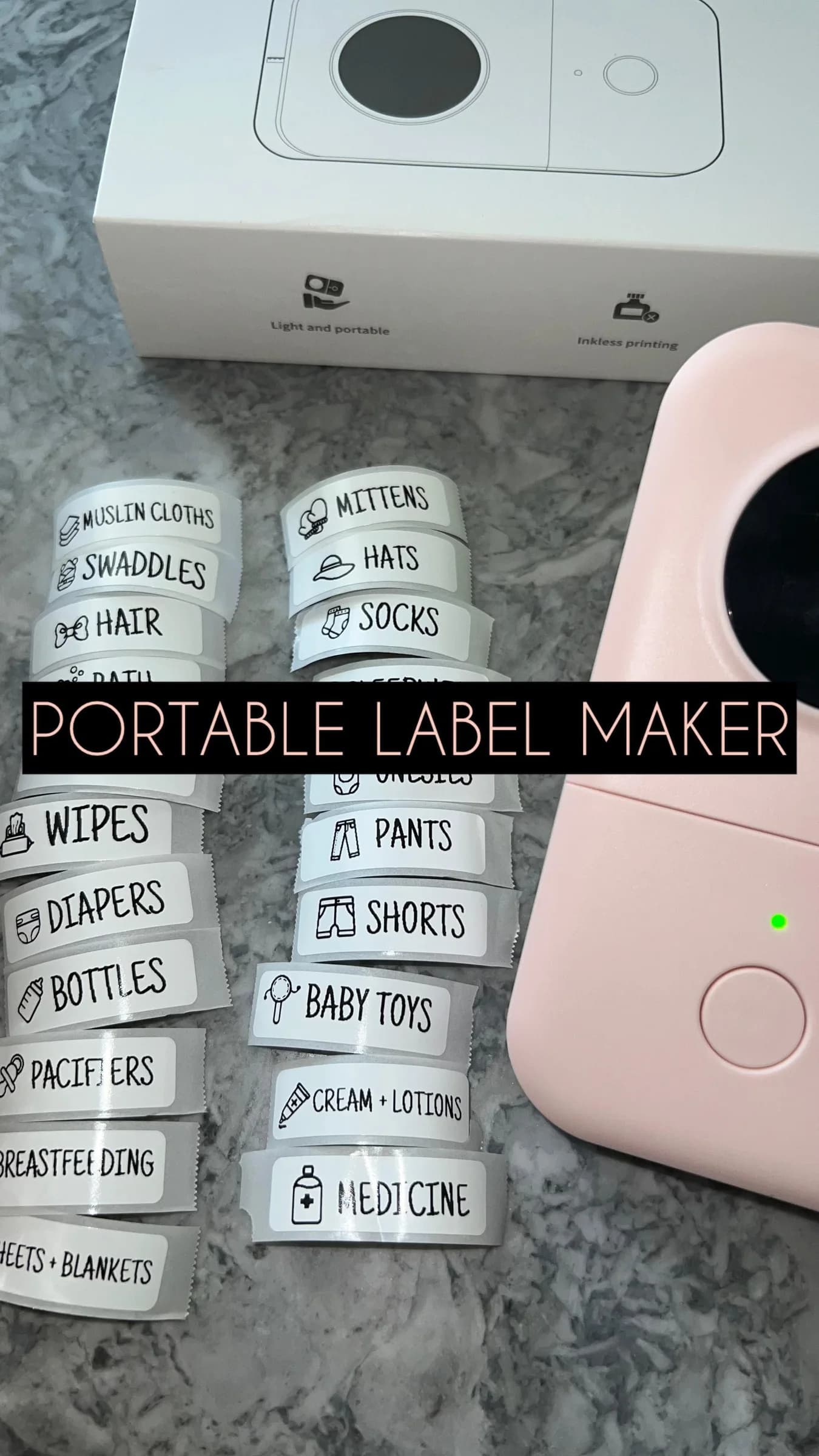 Must-Have Portable + Bluetooth Label Maker! 🖨️📱