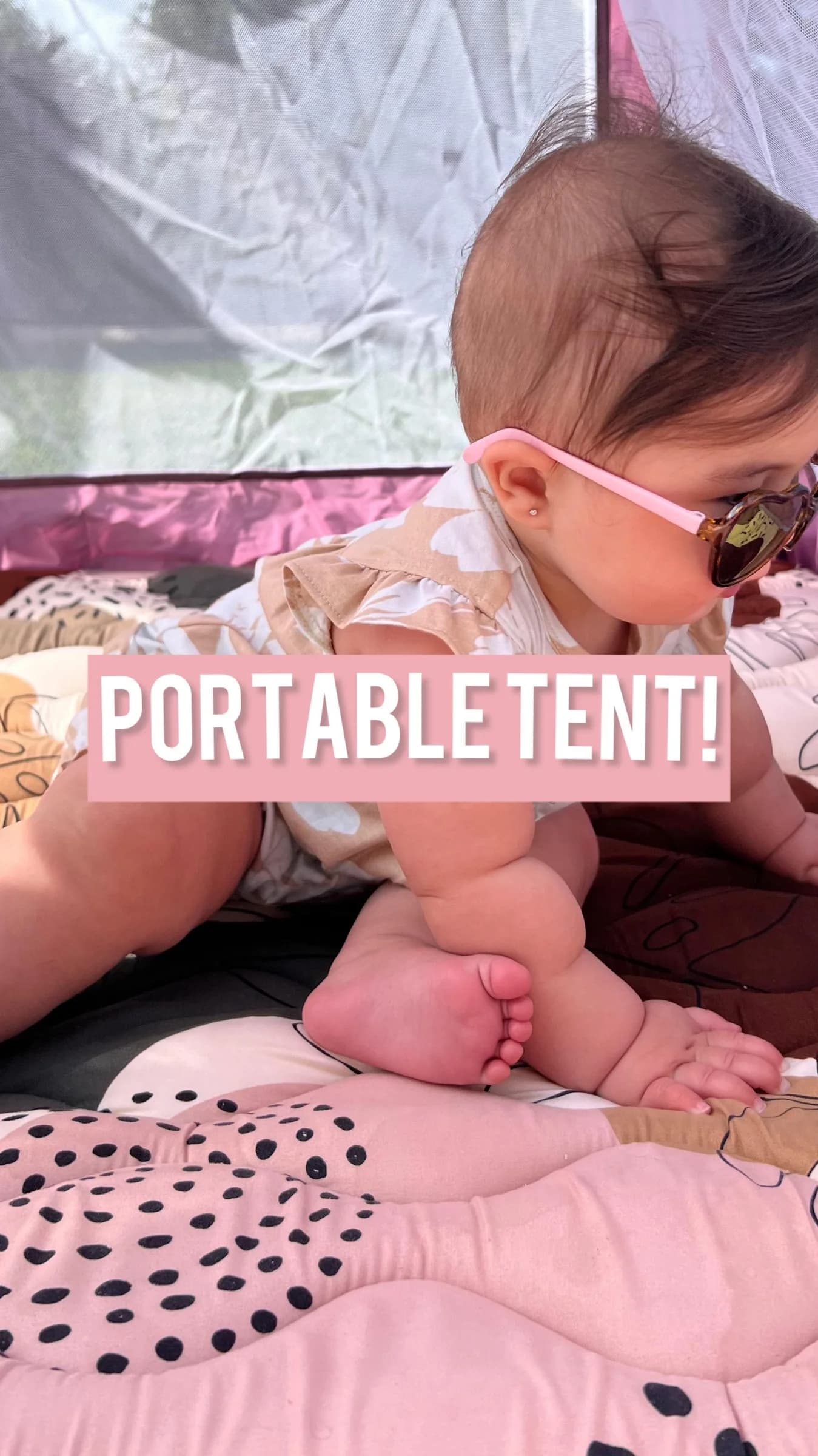 A new favorite MUST-HAVE: Portable Baby Popup Tent! 🏕️