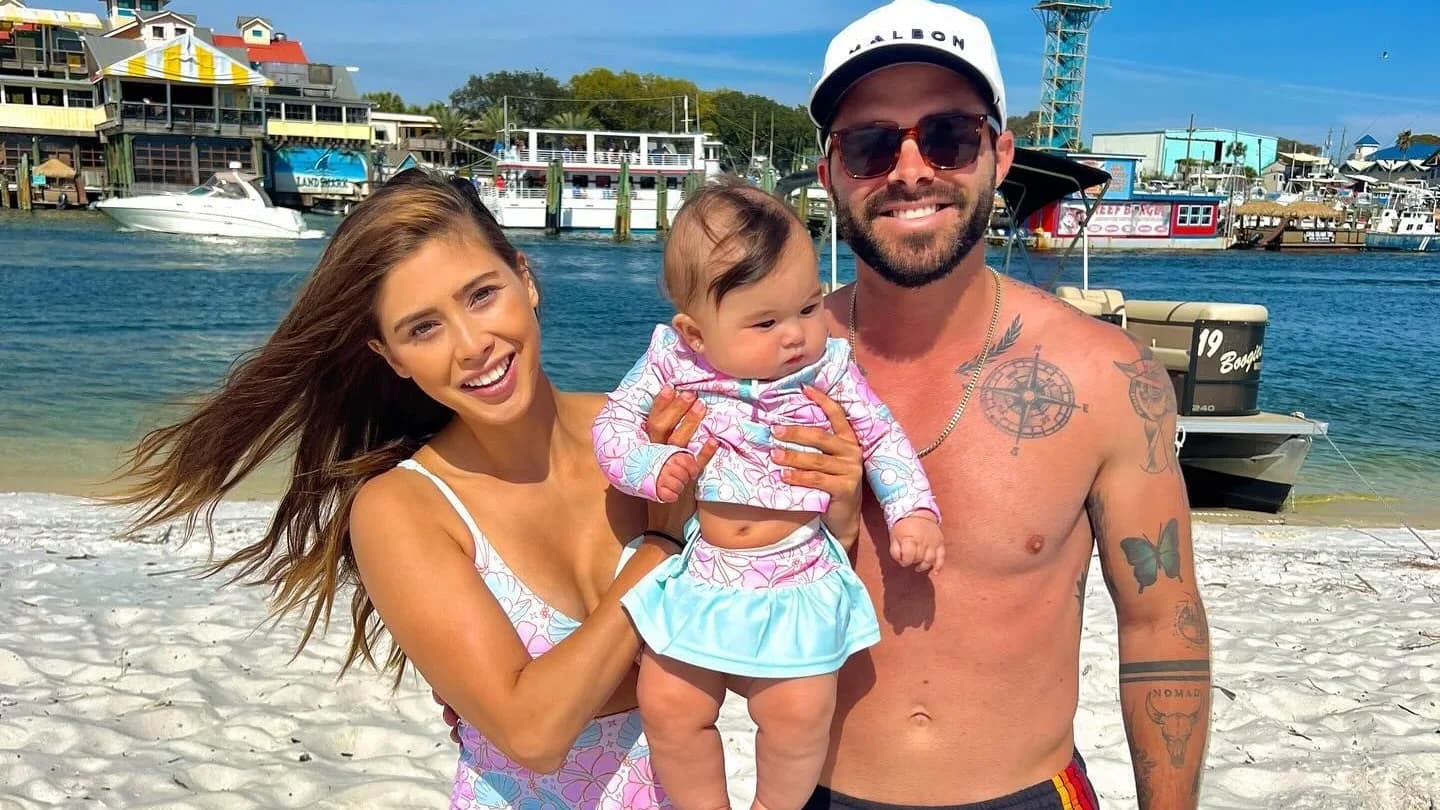 April, Cody and Mila on the beach in Destin, Florida