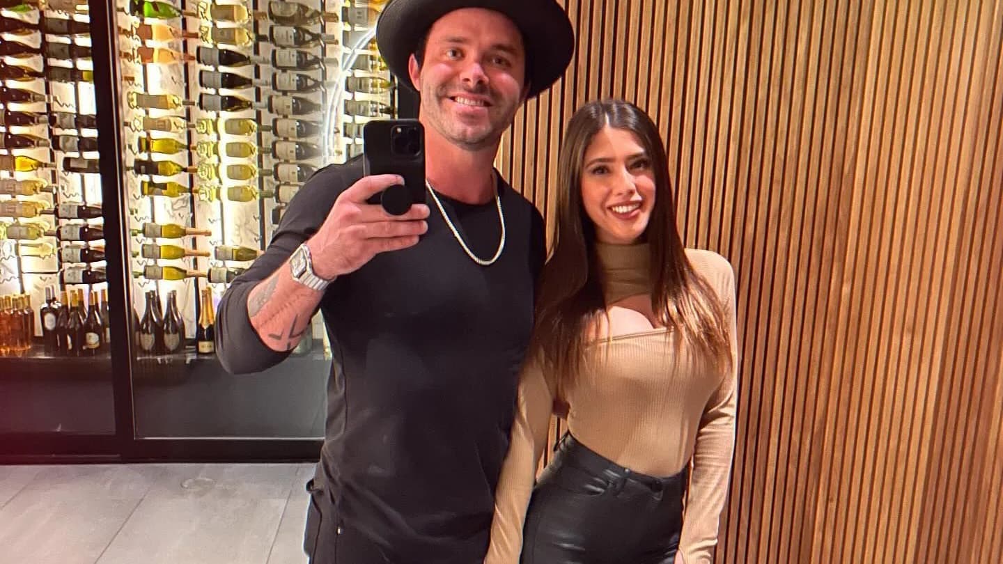 April and Cody dressed up for a night out